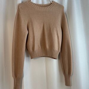 Zeagoo Women's Sweater in Warm Tan